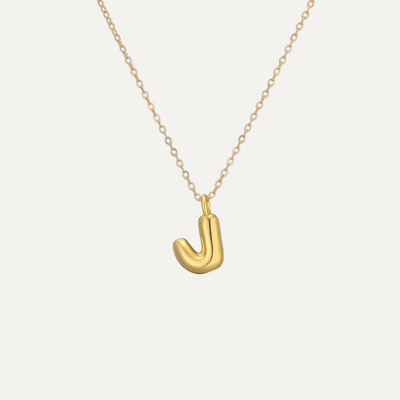Liora™ Mini Bubble Initial Necklace.