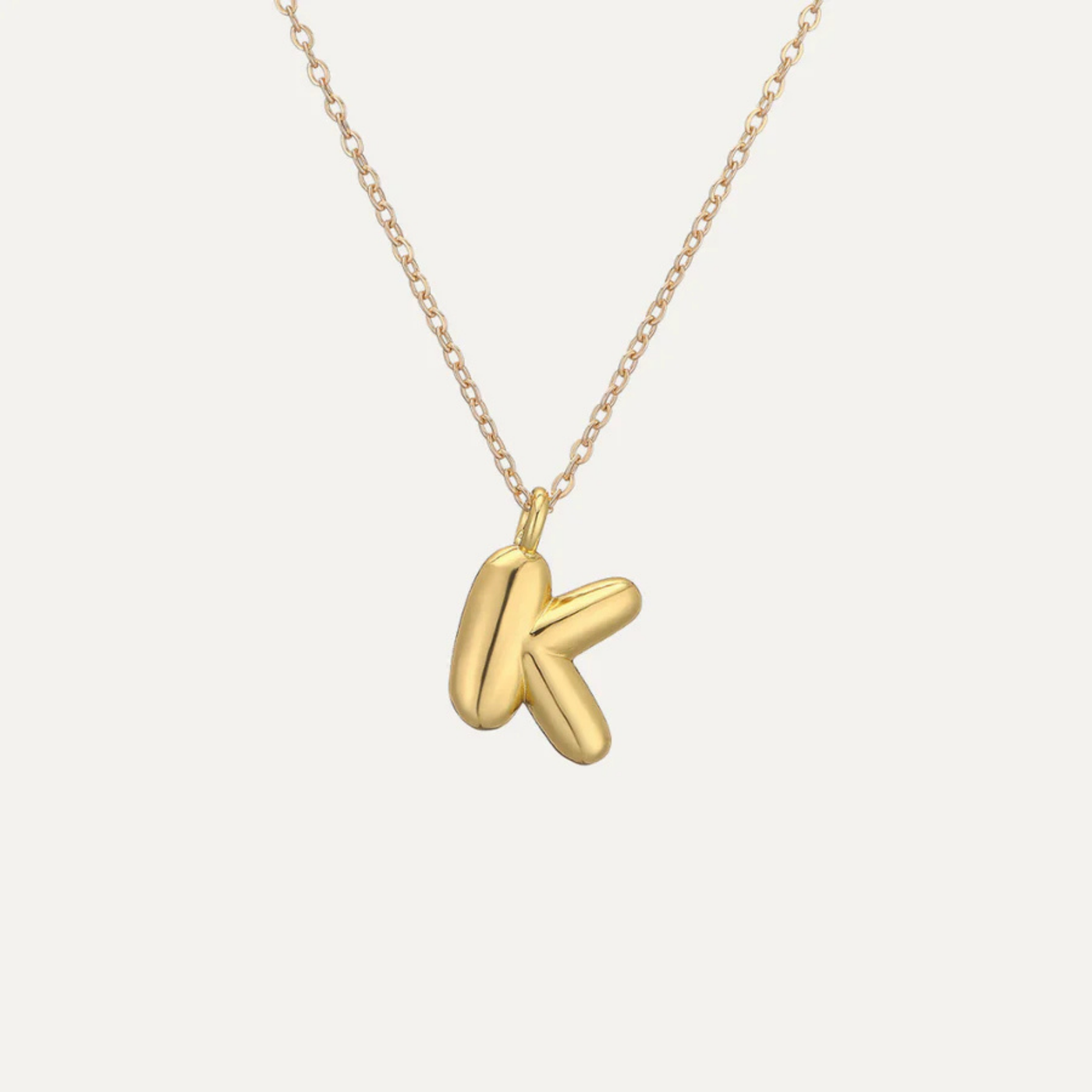 Liora™ Mini Bubble Initial Necklace.