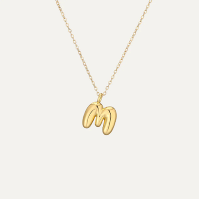 Liora™ Mini Bubble Initial Necklace.