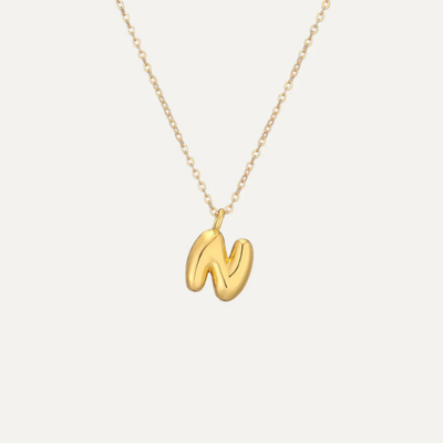 Liora™ Mini Bubble Initial Necklace.
