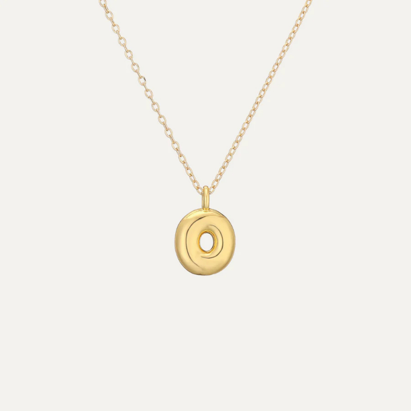 Liora™ Mini Bubble Initial Necklace.
