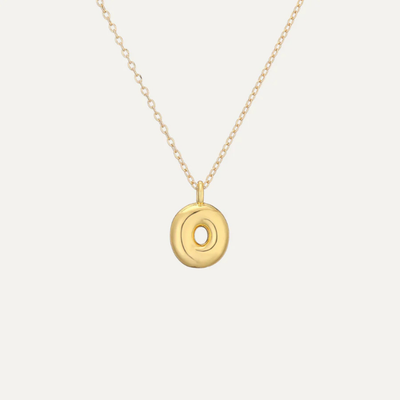 Liora™ Mini Bubble Initial Necklace.