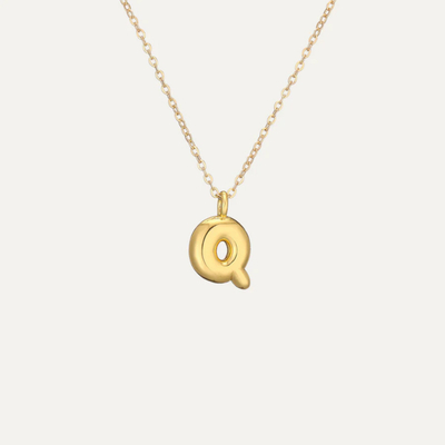 Liora™ Mini Bubble Initial Necklace.