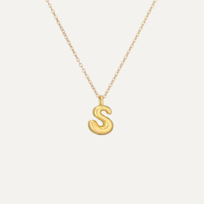 Liora™ Mini Bubble Initial Necklace.