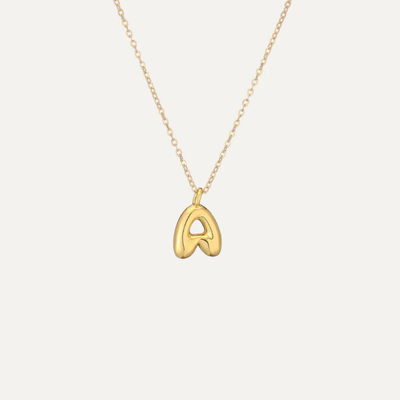 Liora™ Mini Bubble Initial Necklace.