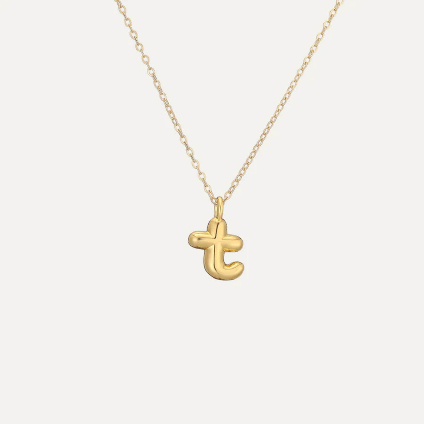 Liora™ Mini Bubble Initial Necklace.