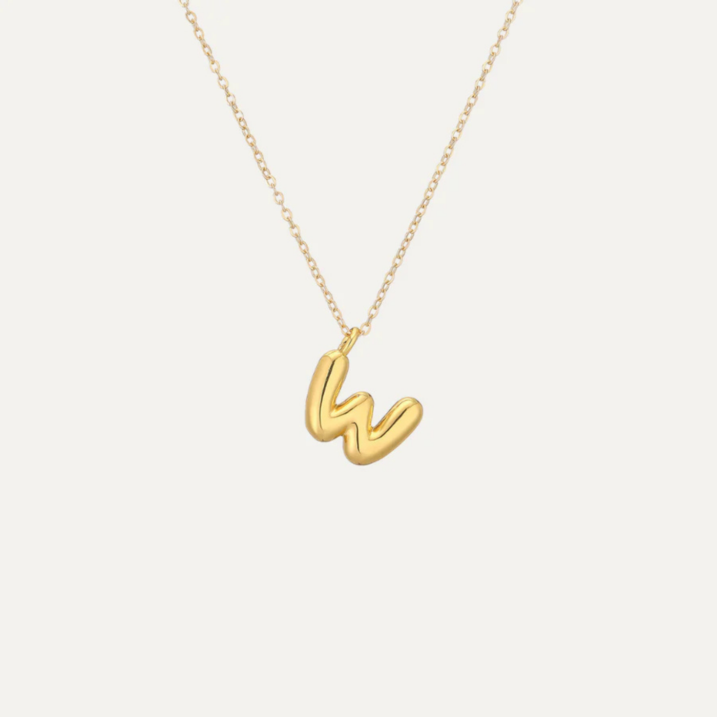 Liora™ Mini Bubble Initial Necklace.