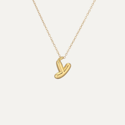 Liora™ Mini Bubble Initial Necklace.