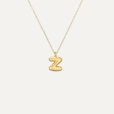 Liora™ Mini Bubble Initial Necklace.