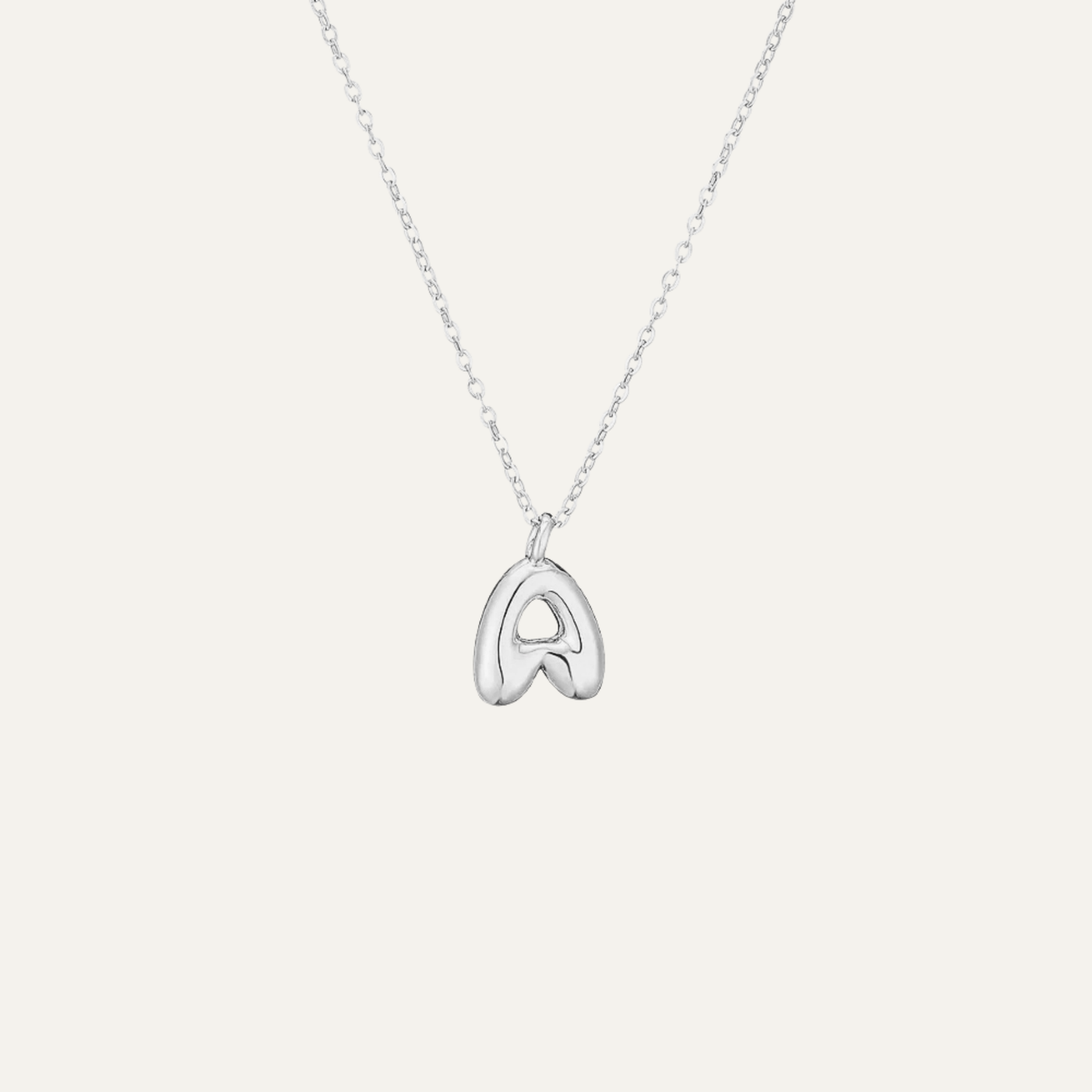 Liora™ Mini Bubble Initial Necklace.