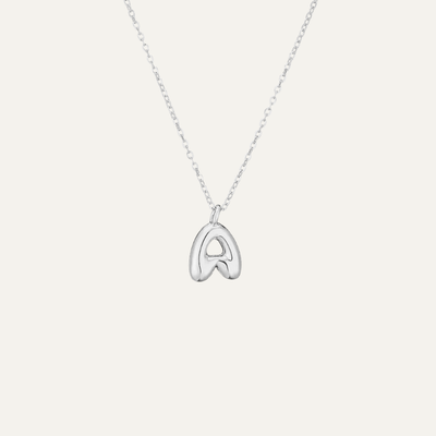Liora™ Mini Bubble Initial Necklace.