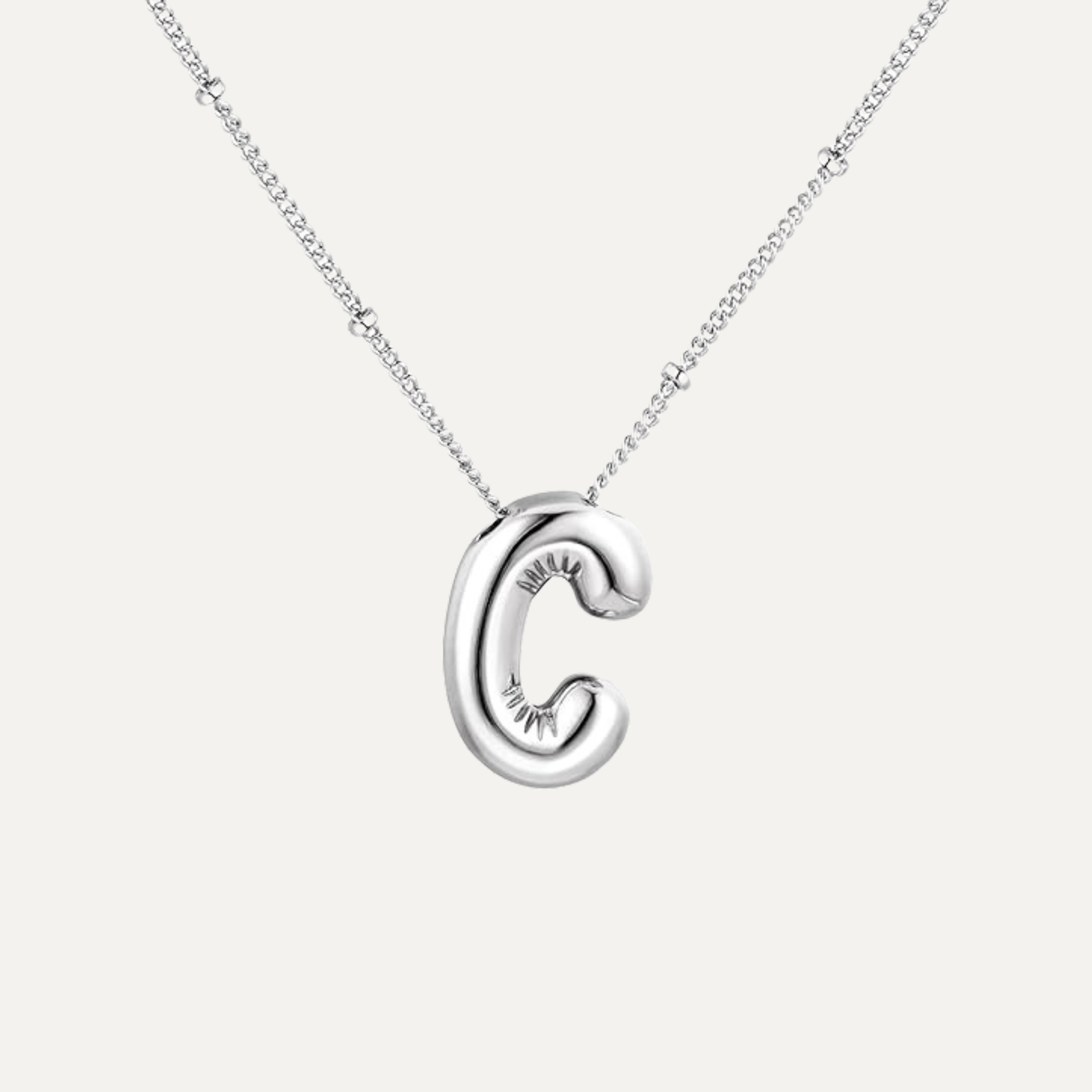 Liora™ Bubble Initial Necklace