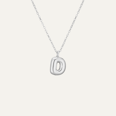 Liora™ Mini Bubble Initial Necklace.
