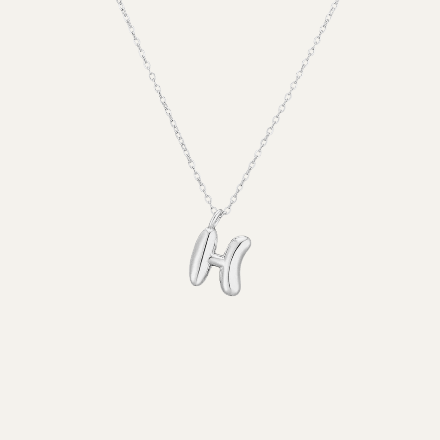 Liora™ Mini Bubble Initial Necklace.