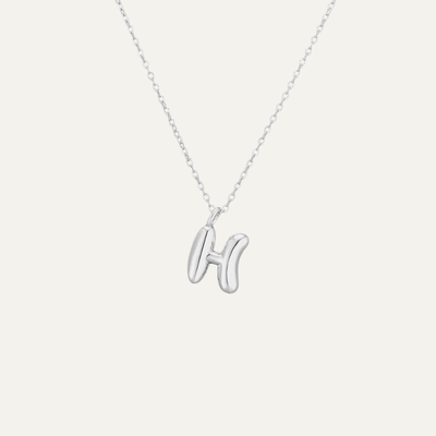Liora™ Mini Bubble Initial Necklace.