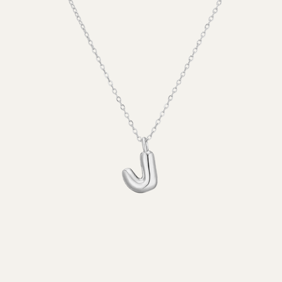 Liora™ Mini Bubble Initial Necklace.