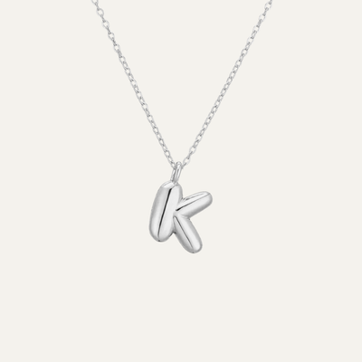 Liora™ Mini Bubble Initial Necklace.