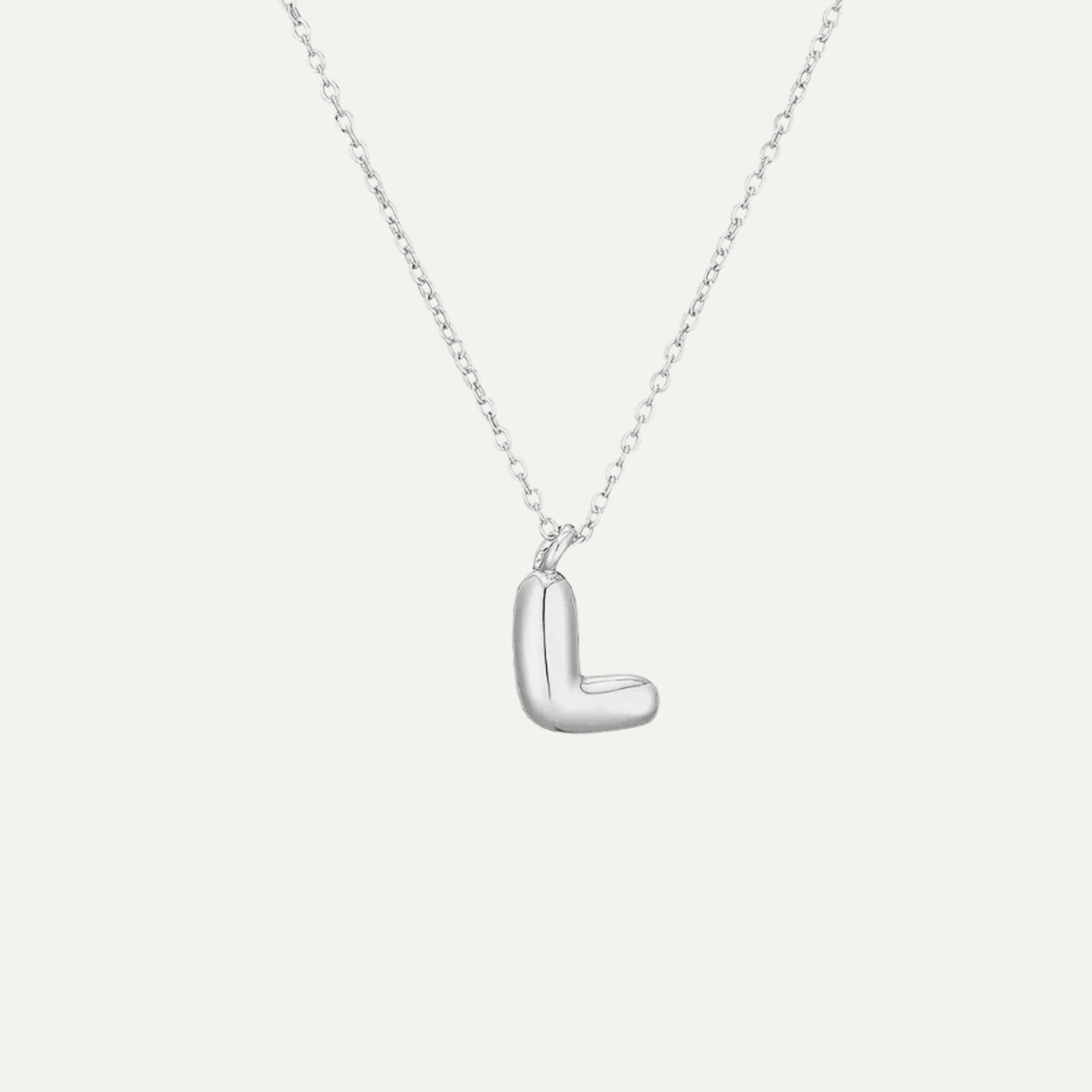 Liora™ Mini Bubble Initial Necklace.