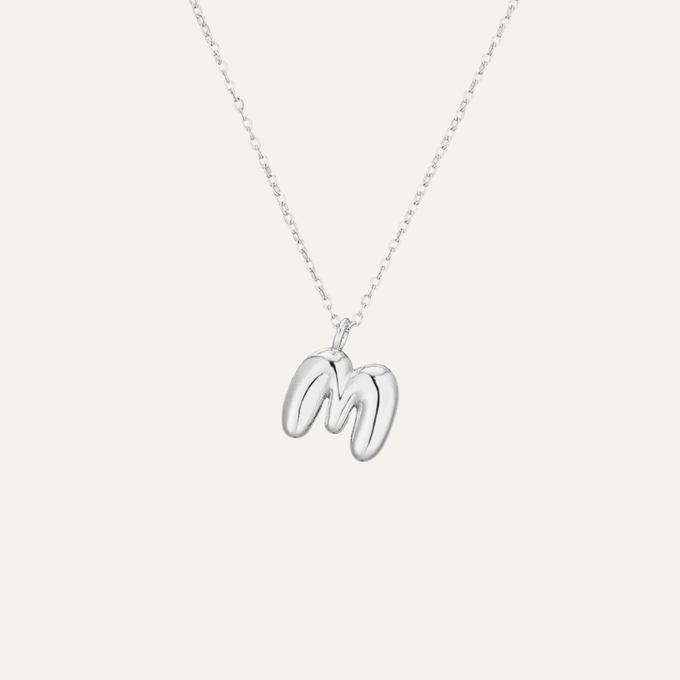Liora™ Mini Bubble Initial Necklace.
