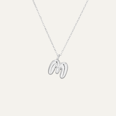Liora™ Mini Bubble Initial Necklace.