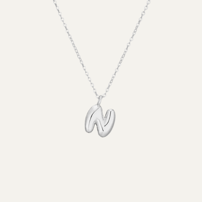 Liora™ Mini Bubble Initial Necklace.