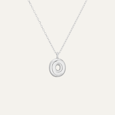 Liora™ Mini Bubble Initial Necklace.
