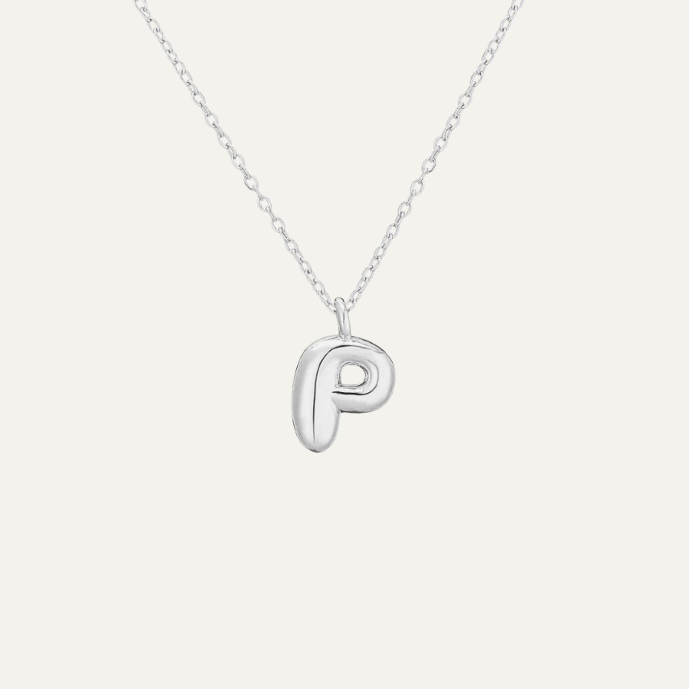 Liora™ Mini Bubble Initial Necklace.