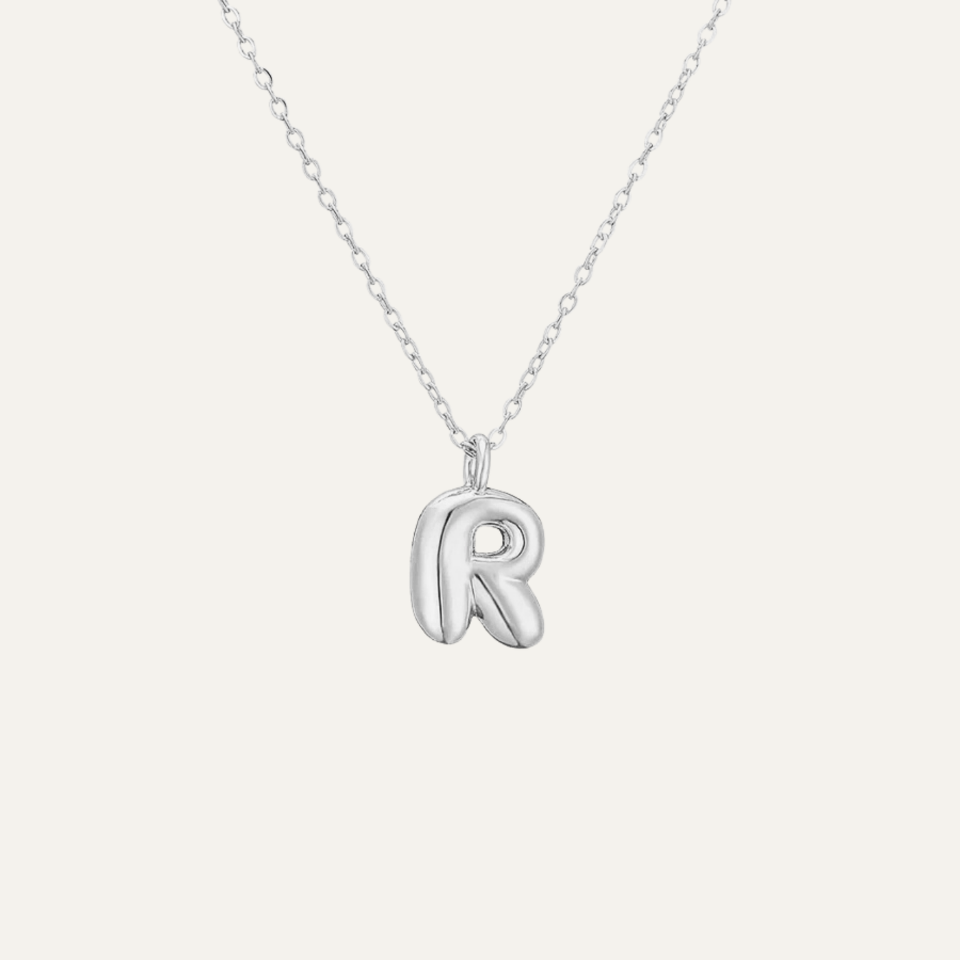 Liora™ Mini Bubble Initial Necklace.