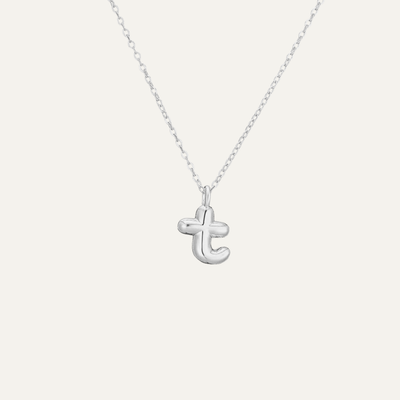 Liora™ Mini Bubble Initial Necklace.