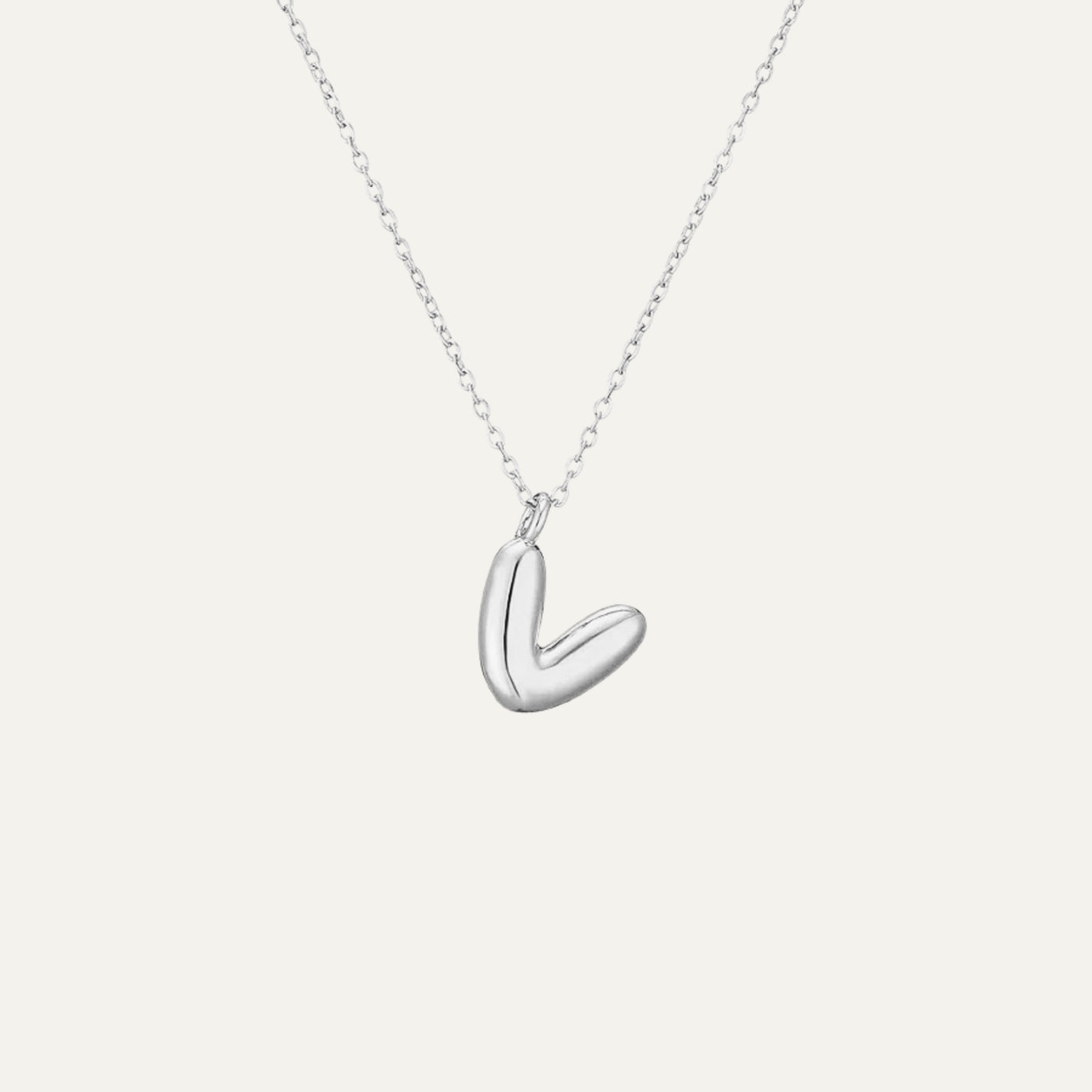 Liora™ Mini Bubble Initial Necklace.