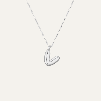 Liora™ Mini Bubble Initial Necklace.