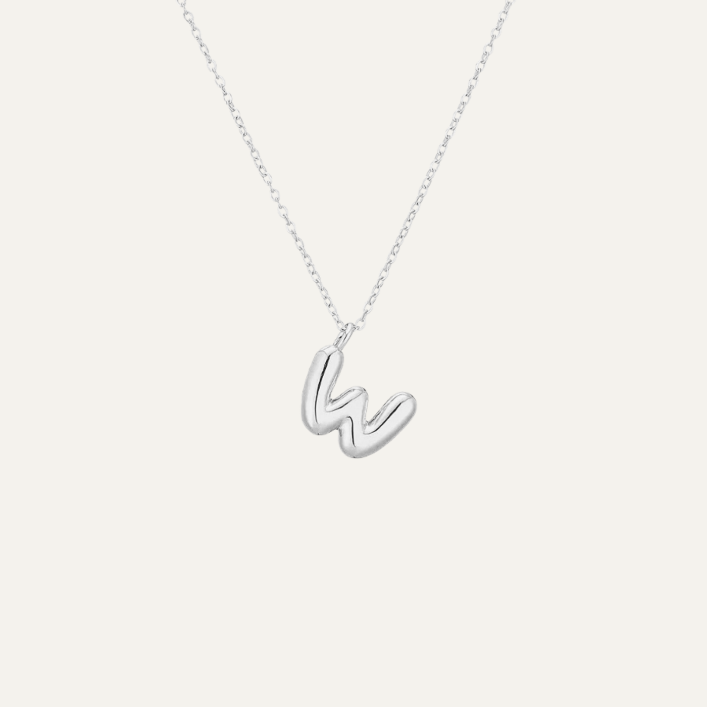 Liora™ Mini Bubble Initial Necklace.