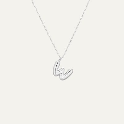 Liora™ Mini Bubble Initial Necklace.