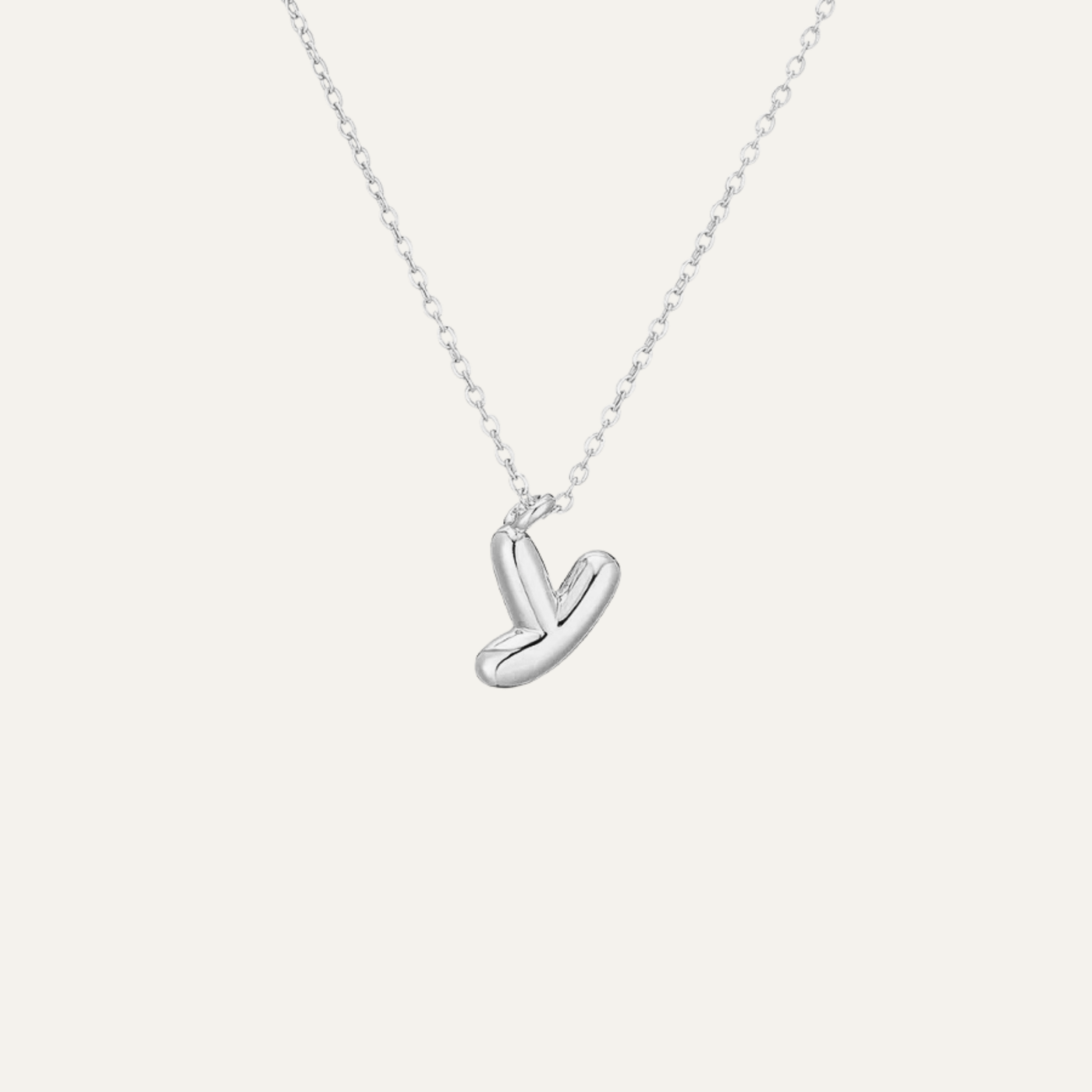 Liora™ Mini Bubble Initial Necklace.