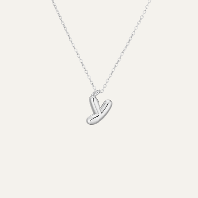 Liora™ Mini Bubble Initial Necklace.