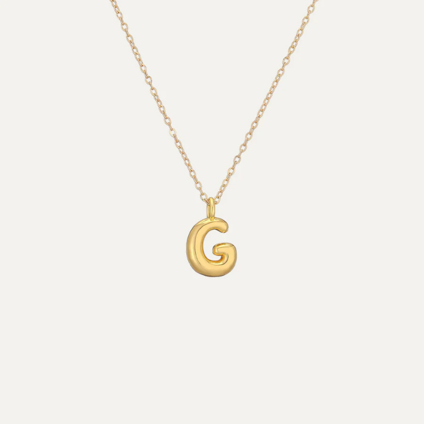 Liora™ Mini Bubble Initial Necklace.