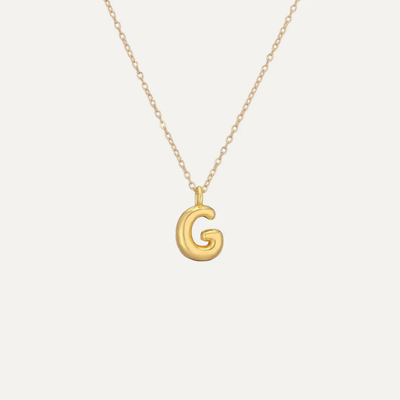 Liora™ Mini Bubble Initial Necklace.
