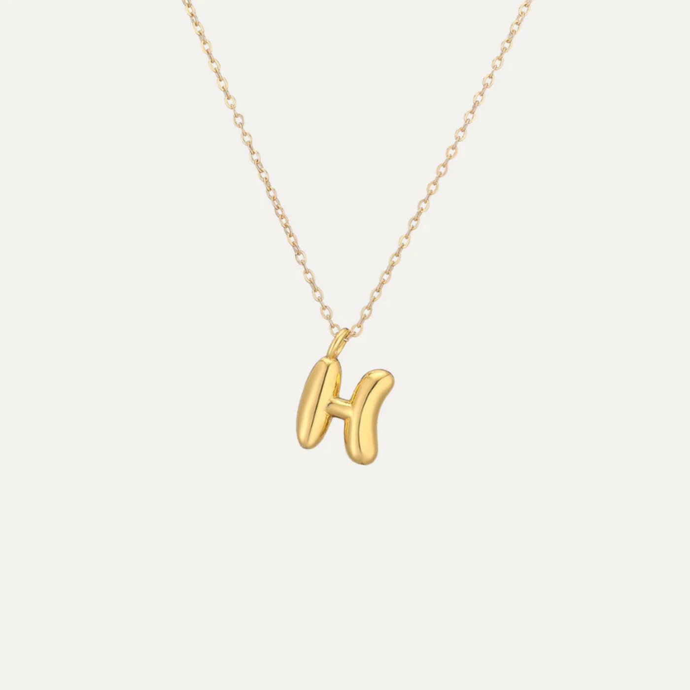 Liora™ Mini Bubble Initial Necklace.