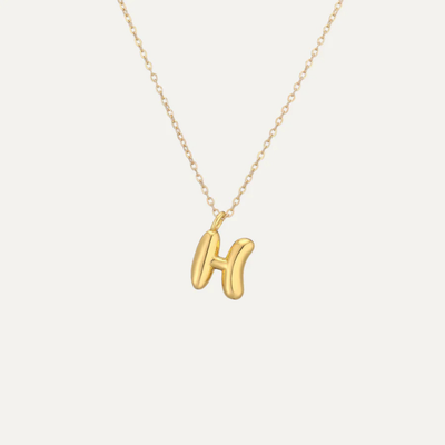 Liora™ Mini Bubble Initial Necklace.