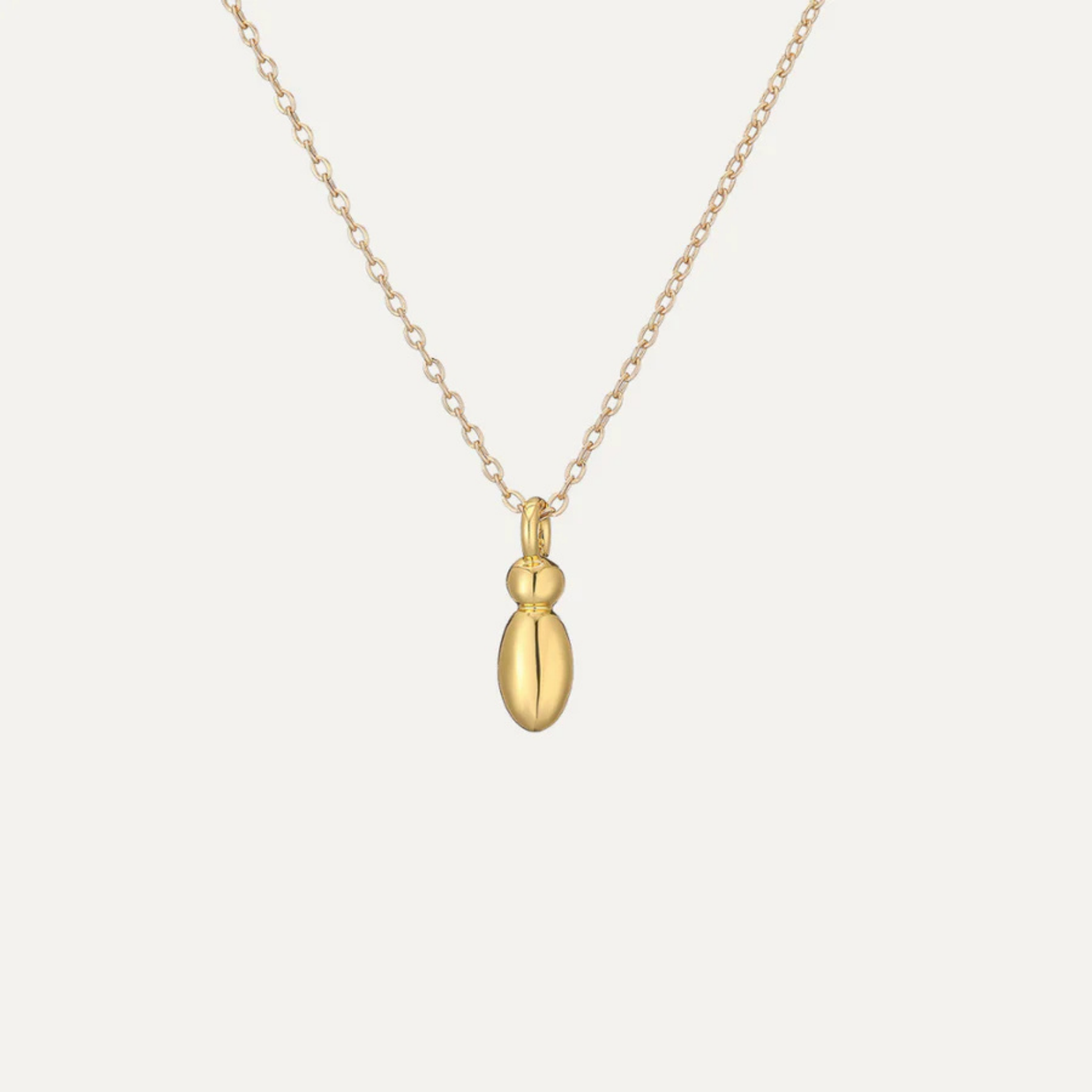 Liora™ Mini Bubble Initial Necklace.