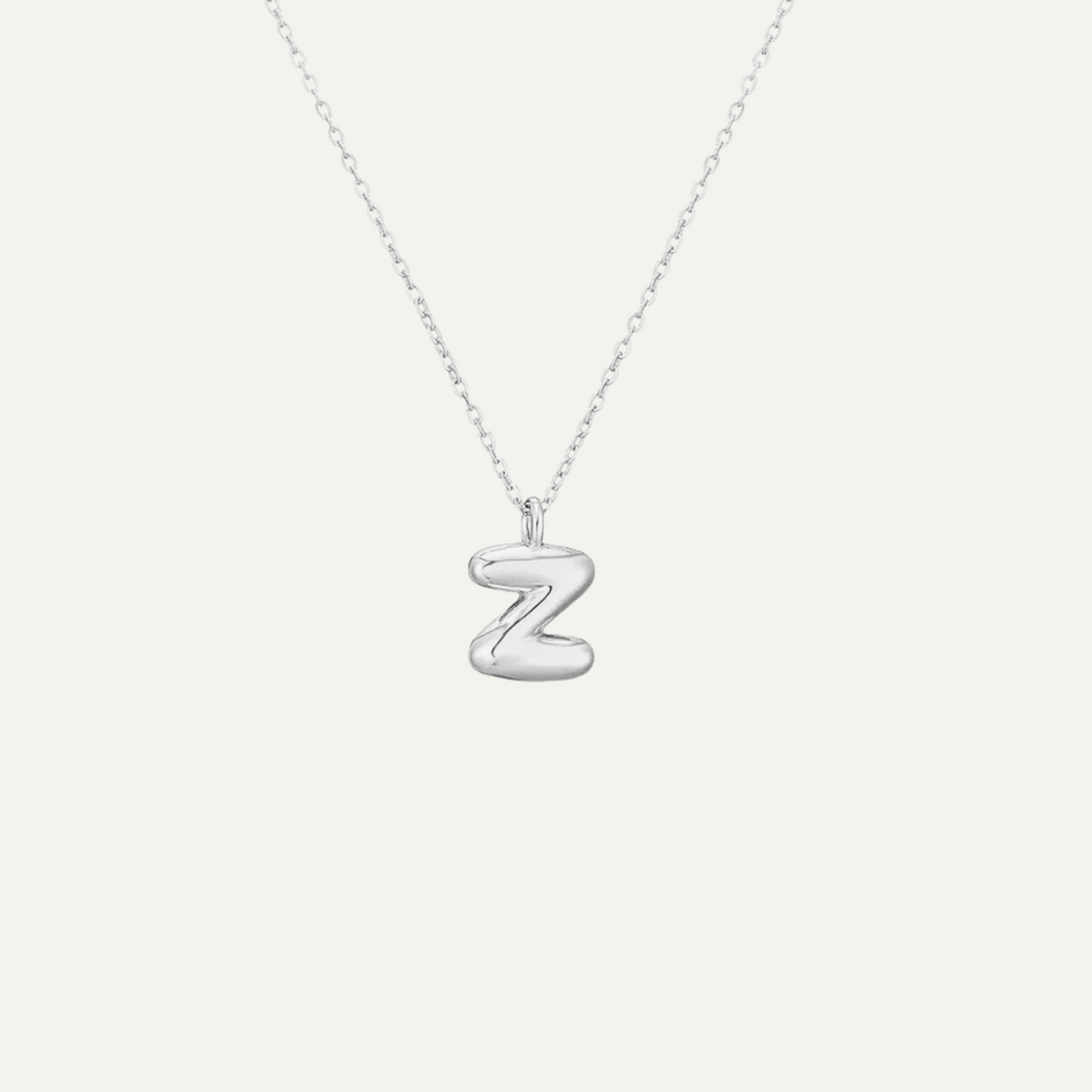 Liora™ Mini Bubble Initial Necklace.